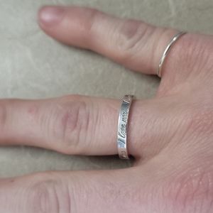 TIFFANY AND CO I love you Ring sz7